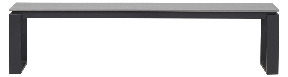 Edward ruokailuryhmä penkeillä, harmaa