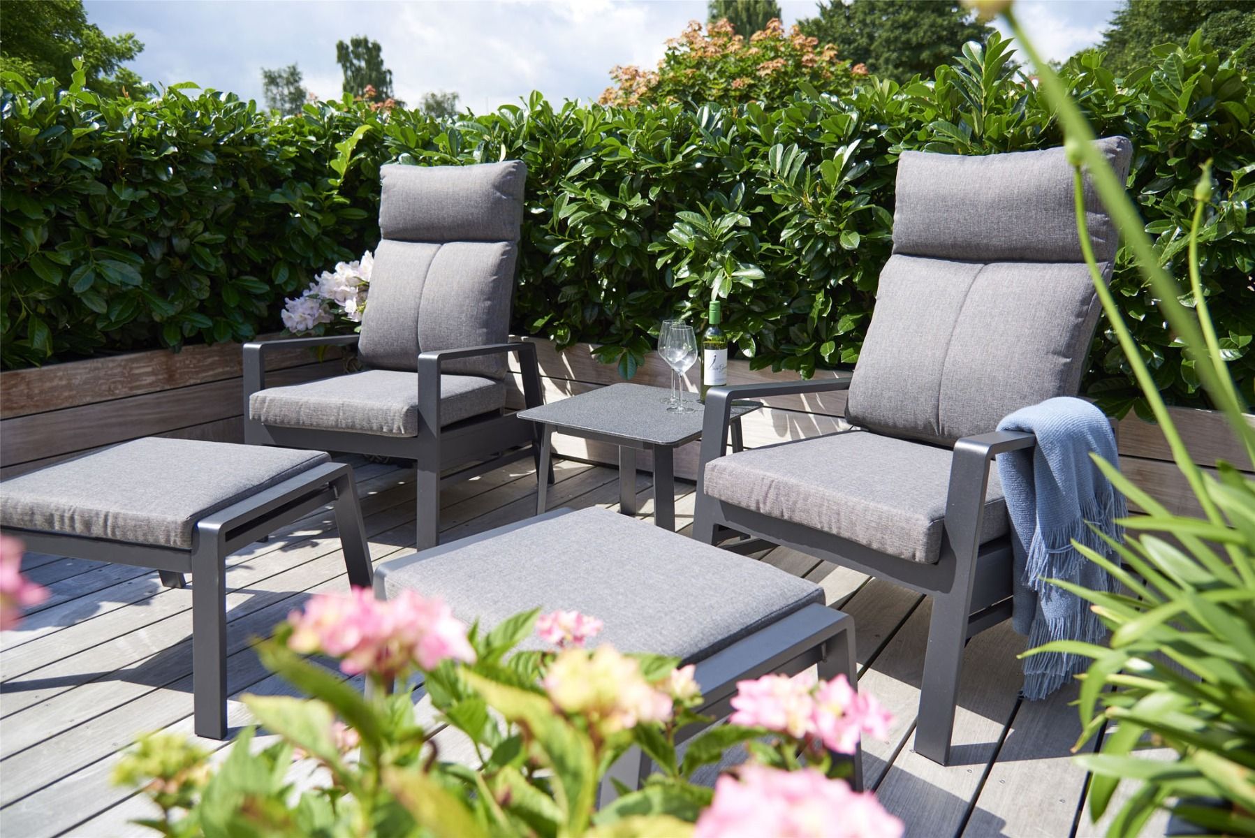 Oslo puutarhasetti kahdelle