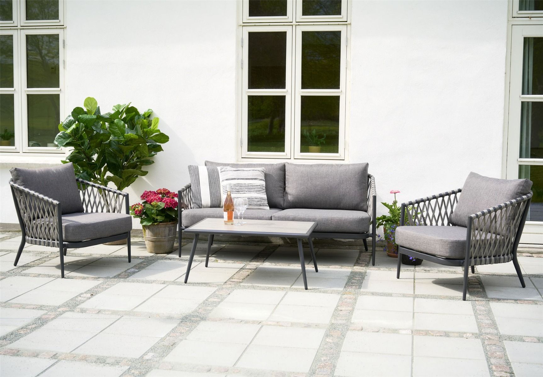 Alma 3+1+1 sohvasetti ulkokäyttöön