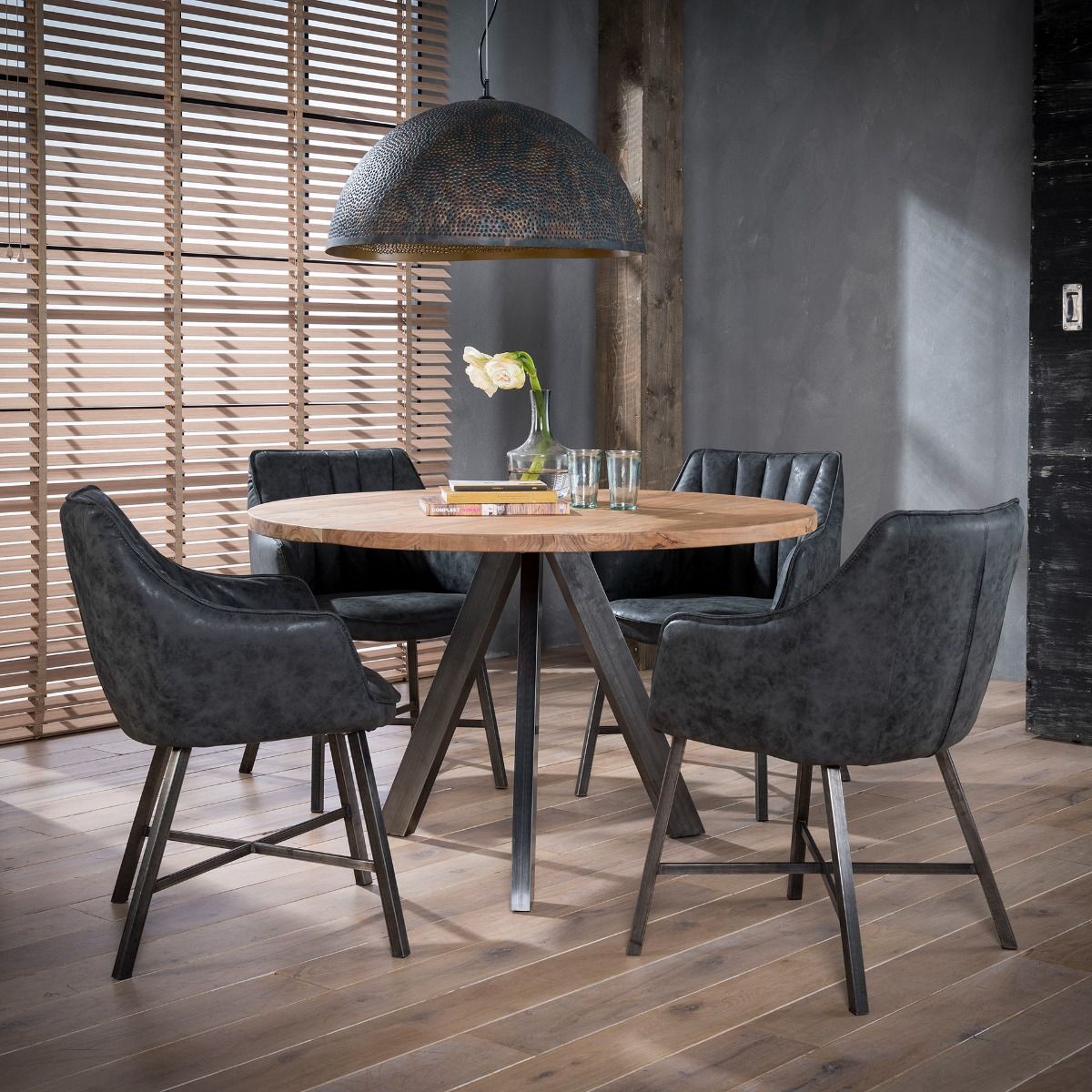 Amsterdam nojatuoli, harmaa