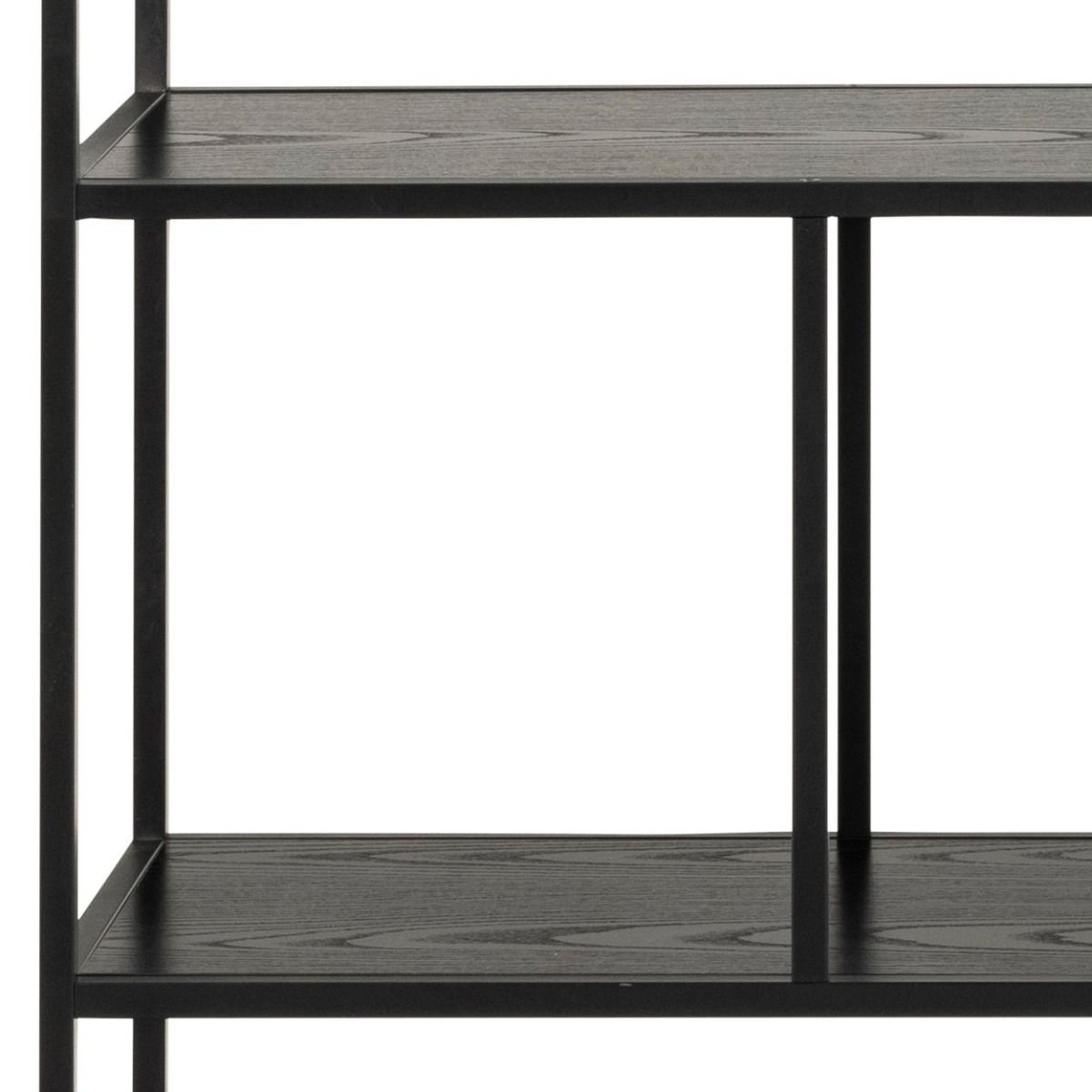 Seaford avohylly 8 musta 135x35x150 cm