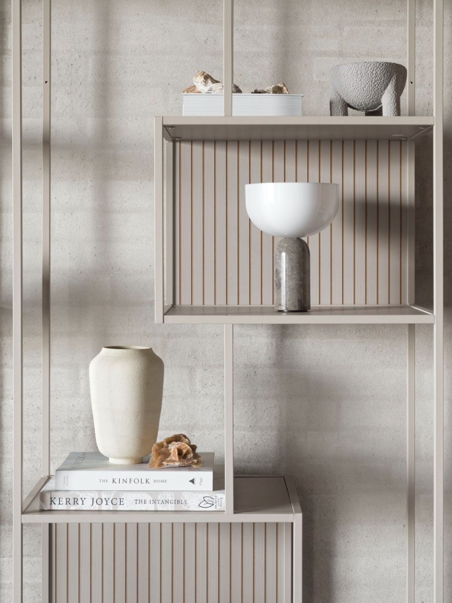 Seaford avohylly 10 harmaa 77x35x185cm
