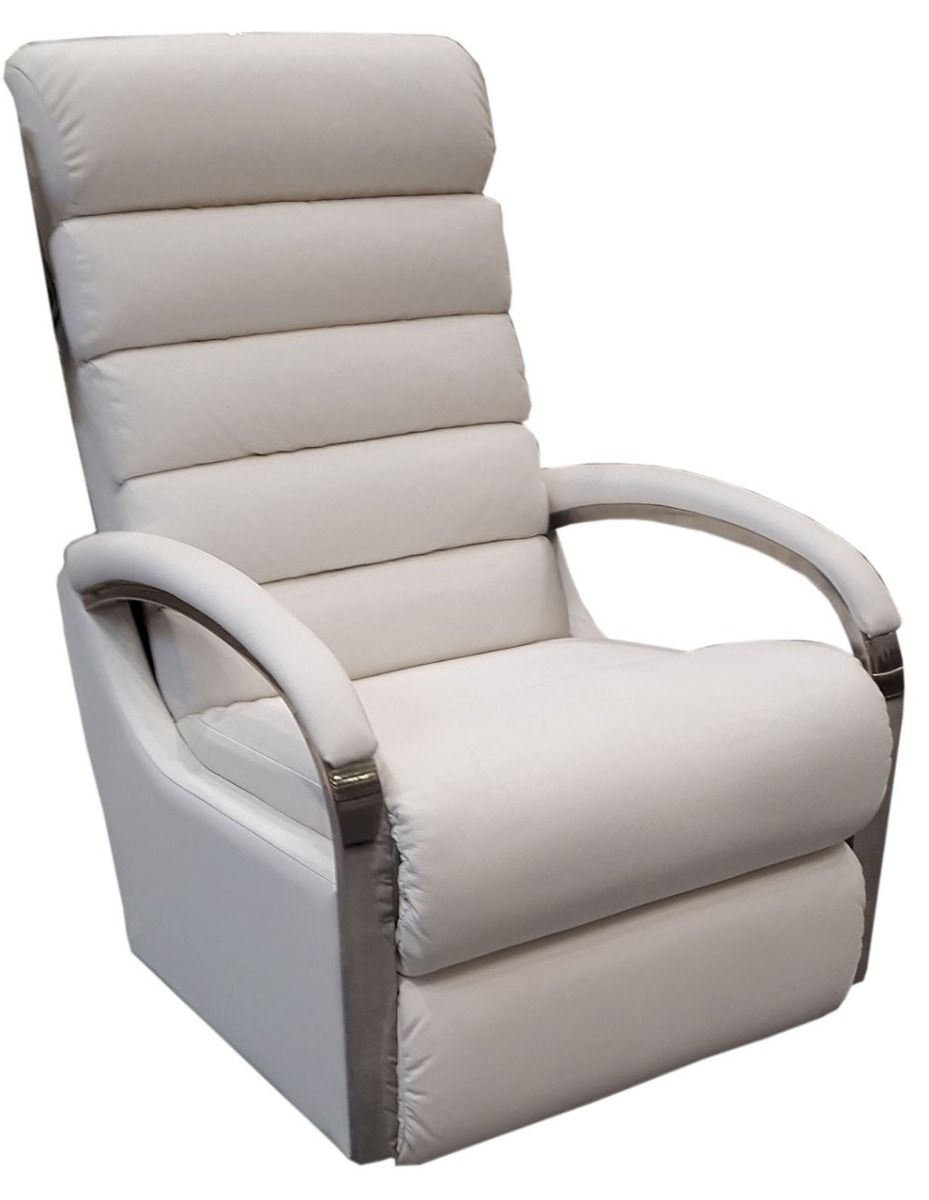 La-Z-Boy Norman recliner mekanismituoli, valkoinen nahka
