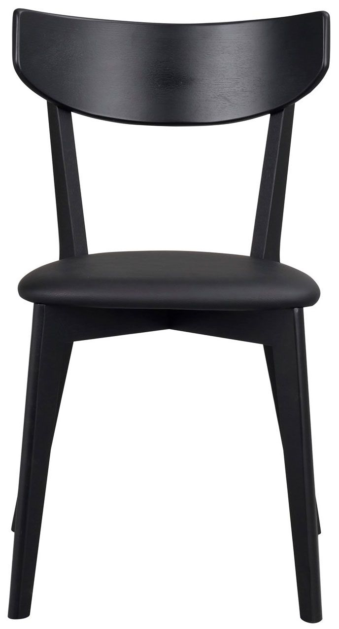 Rowico Ami tuoli, musta/ musta keinonahka