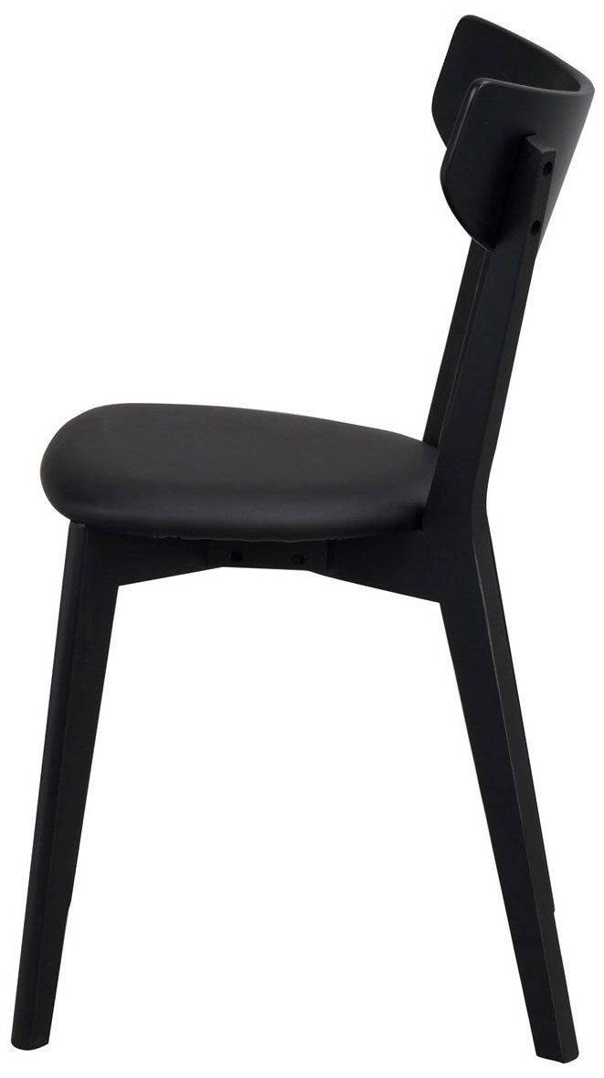 Rowico Ami tuoli, musta/ musta keinonahka