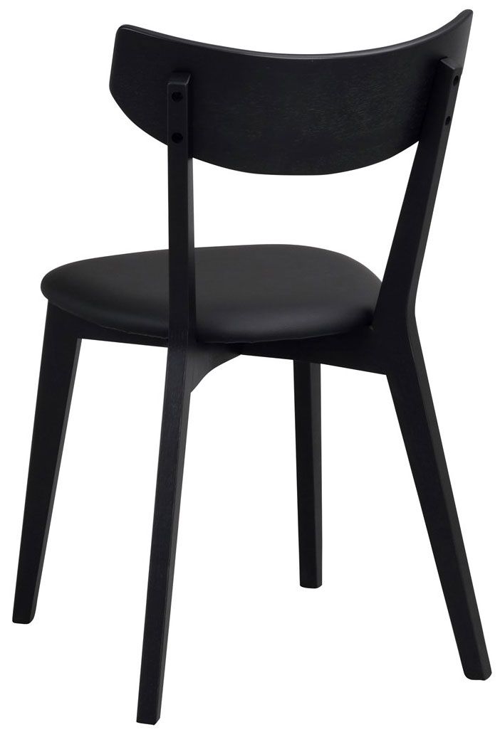 Rowico Ami tuoli, musta/ musta keinonahka