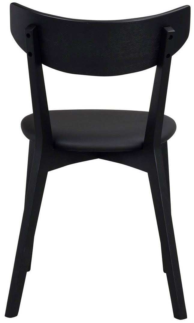 Rowico Ami tuoli, musta/ musta keinonahka