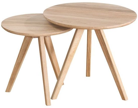 Rowico Yumi sarjapöytä 2kpl, valkopesty