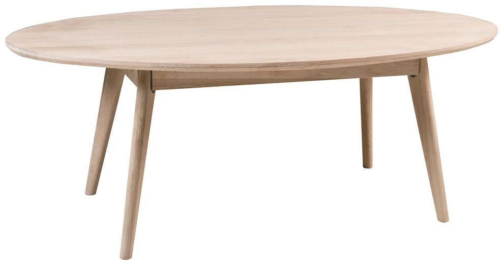 Rowico Yumi sohvapöytä ovaali, valkopesty