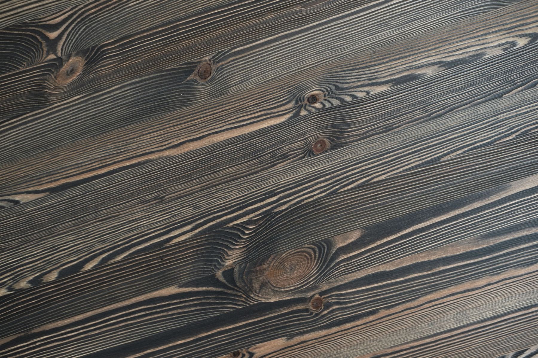 Edna ruokapöytä 220 x 90 cm harmaa, mustat metallijalat