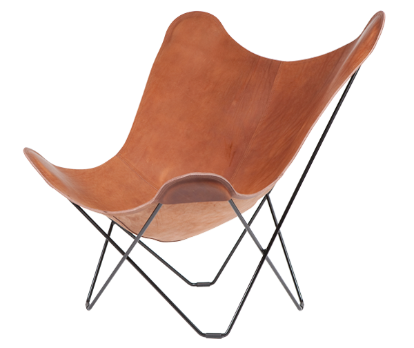 Cuero Lepakkotuoli Pampa Mariposa, Montana