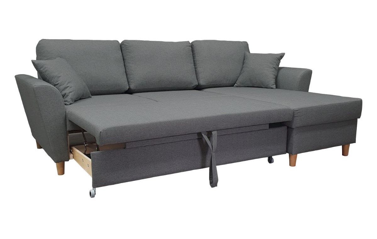 Anton vuodesohva divaanilla, harmaa