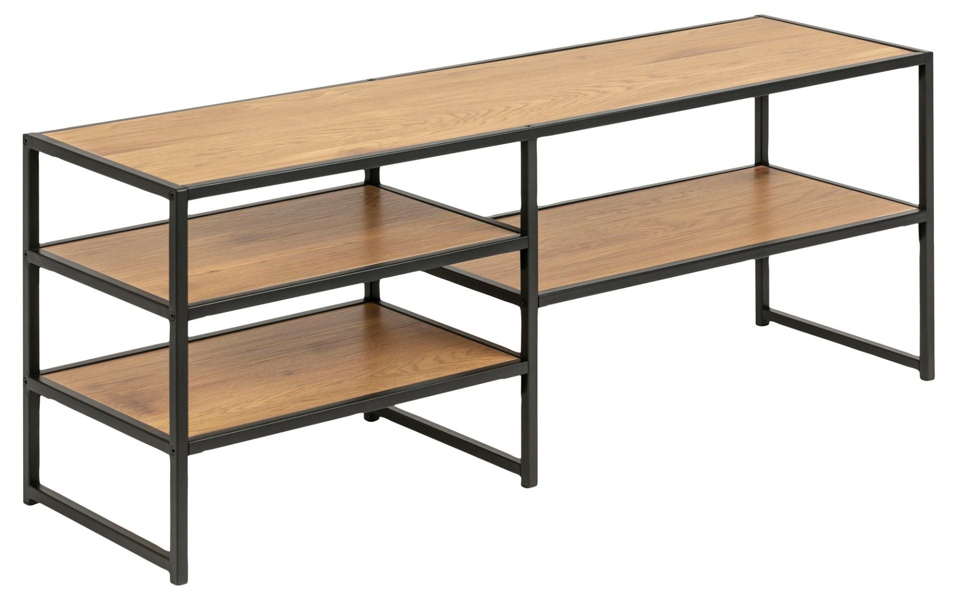 Seaford TV-taso 2 tammi-musta 120 cm