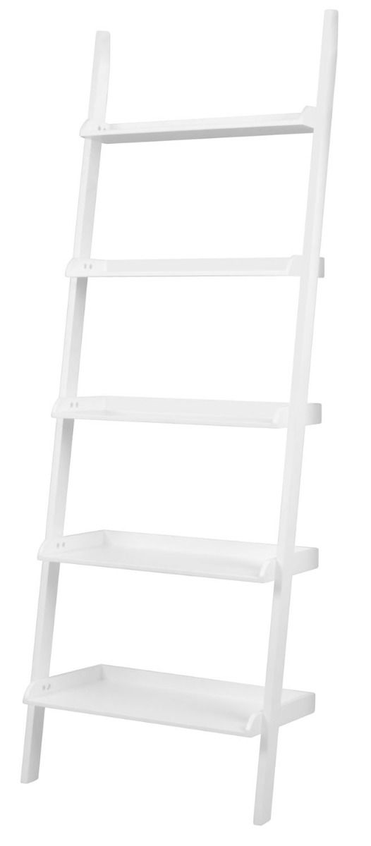 Valkoinen tikashyllykkö