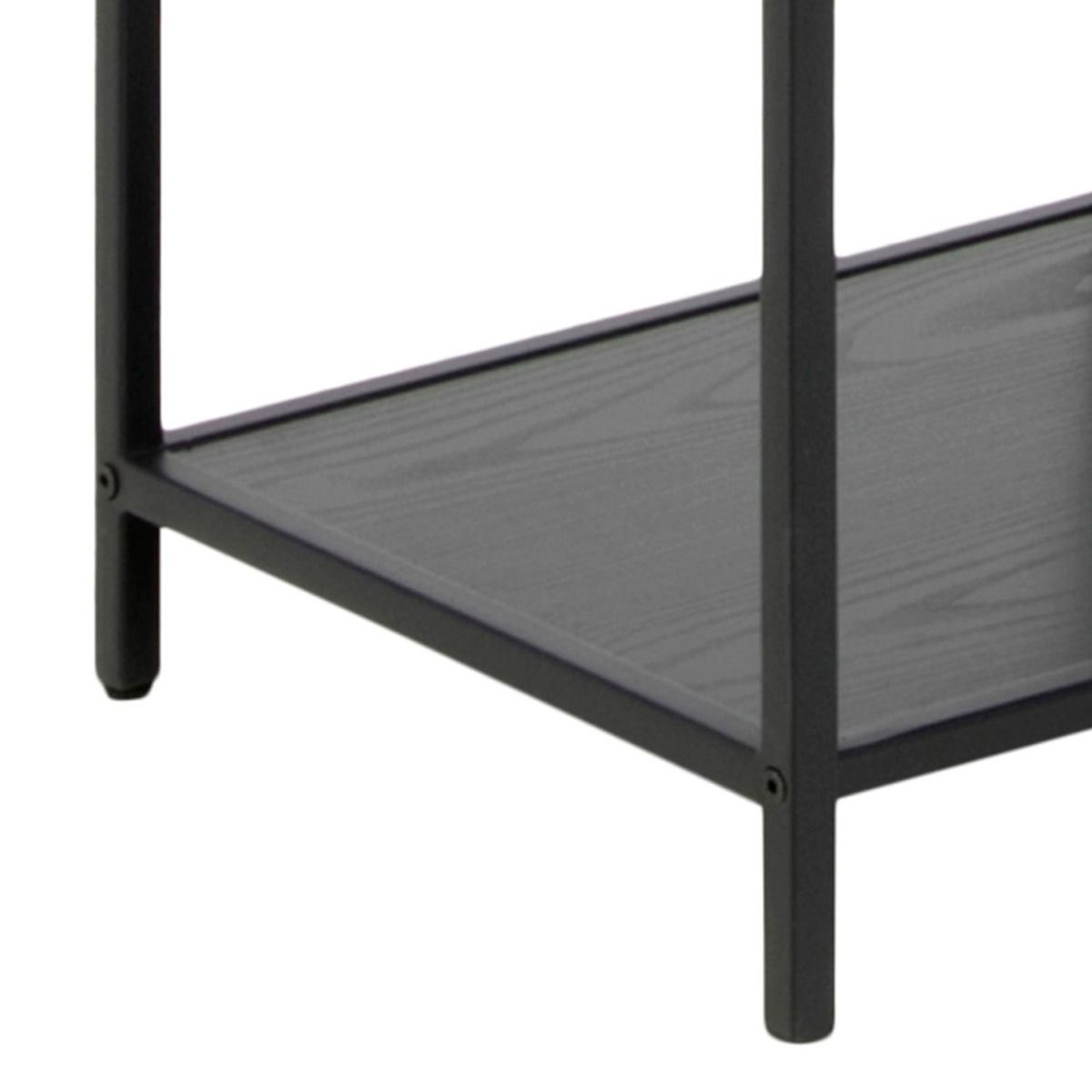 Seaford avohylly 3 musta 77x35x114 cm