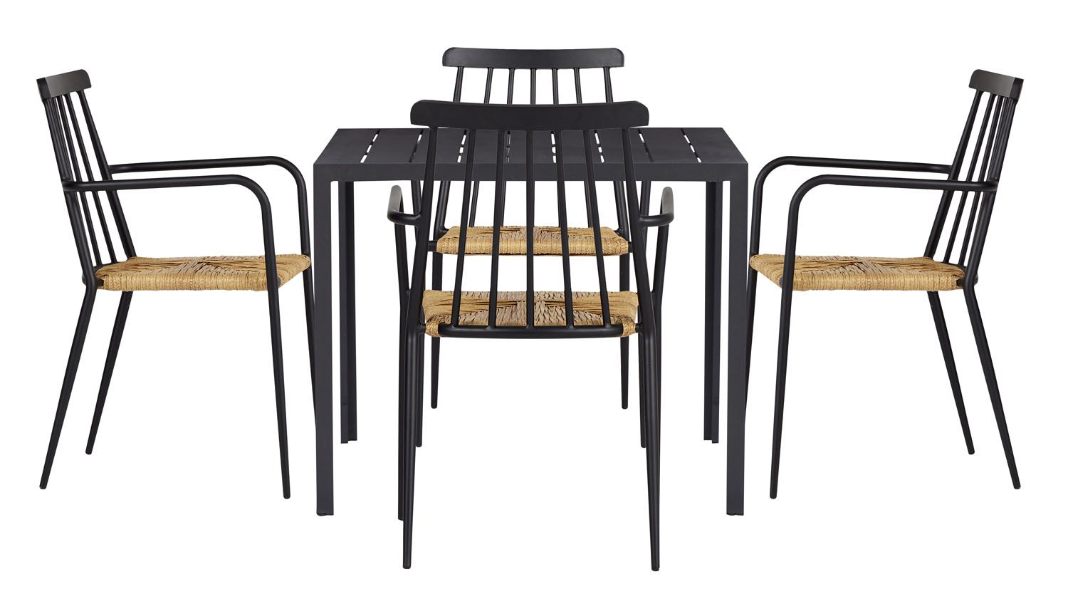 Alvin ja Moonlight ruokaryhmä terassille