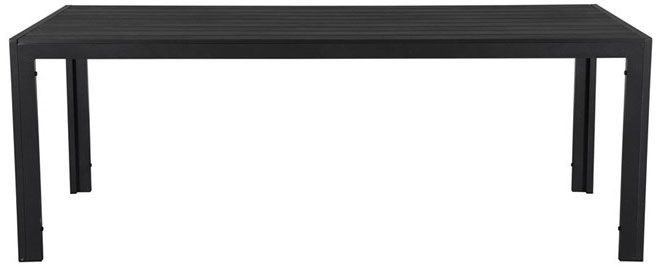 Moonlight ruokapöytä 90x205cm, musta