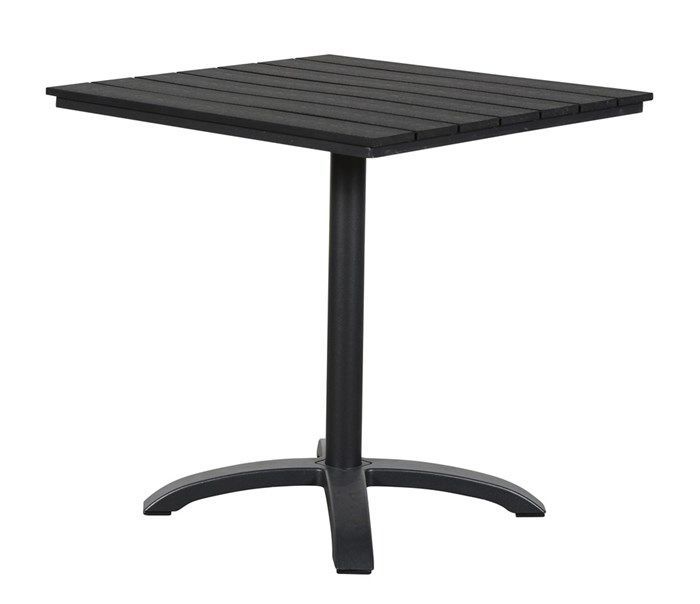 Mocca pöytä 70 x 70 cm + 2 Amanda polyrottinkituolia