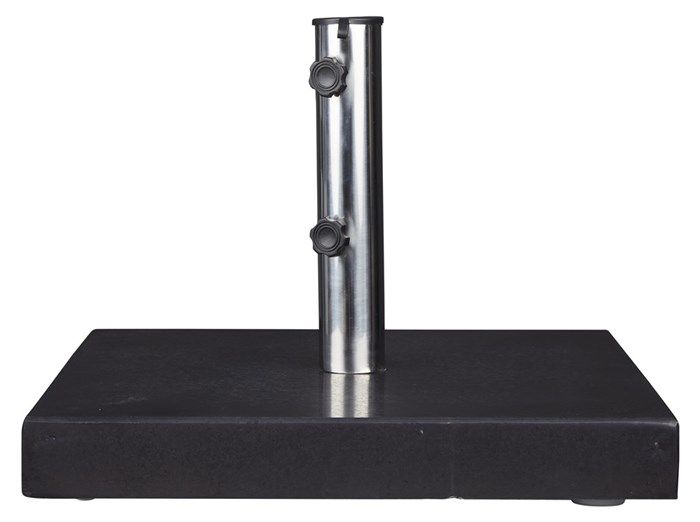 Varjonjalka 40kg musta, neliö