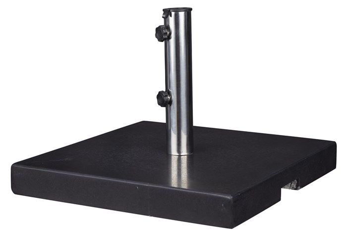 Varjonjalka 40kg musta, neliö