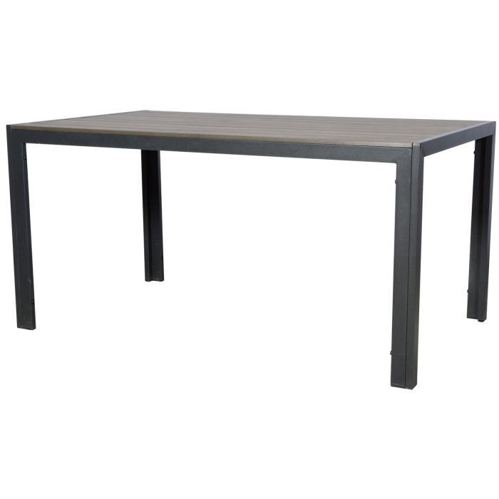 Moonlight terassipöytä + 4 Amanda polyrottinkituolia