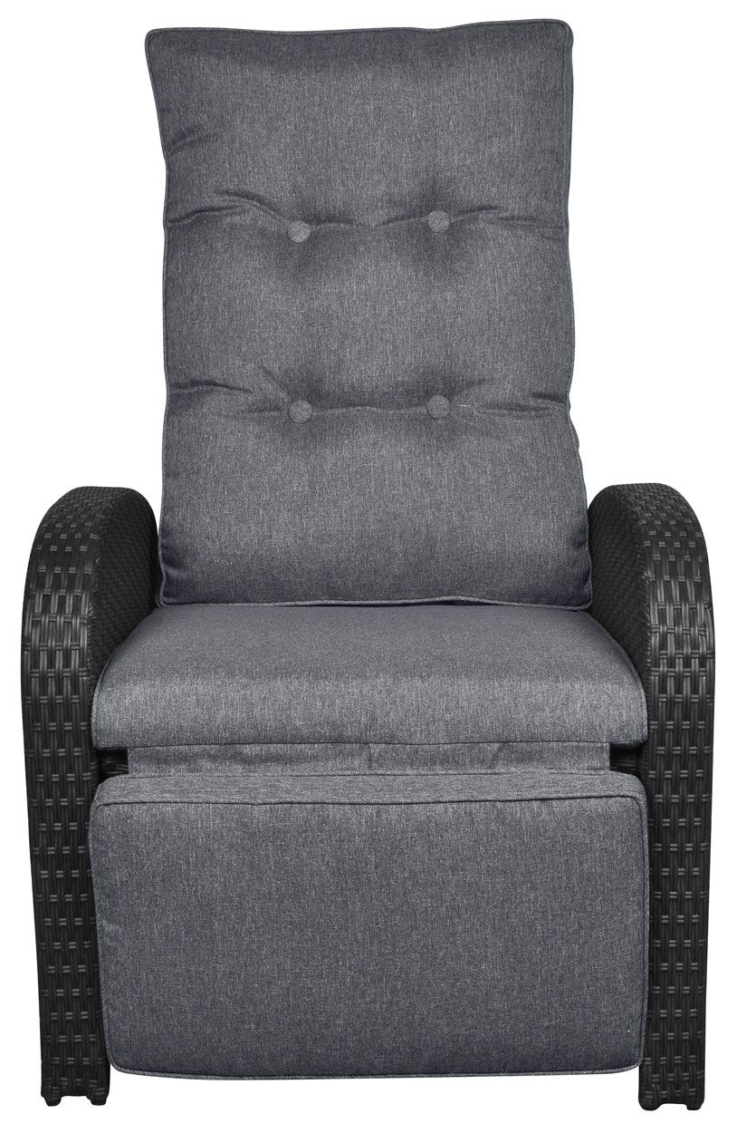 Blues mekanismituoli ulkokäyttöön, musta