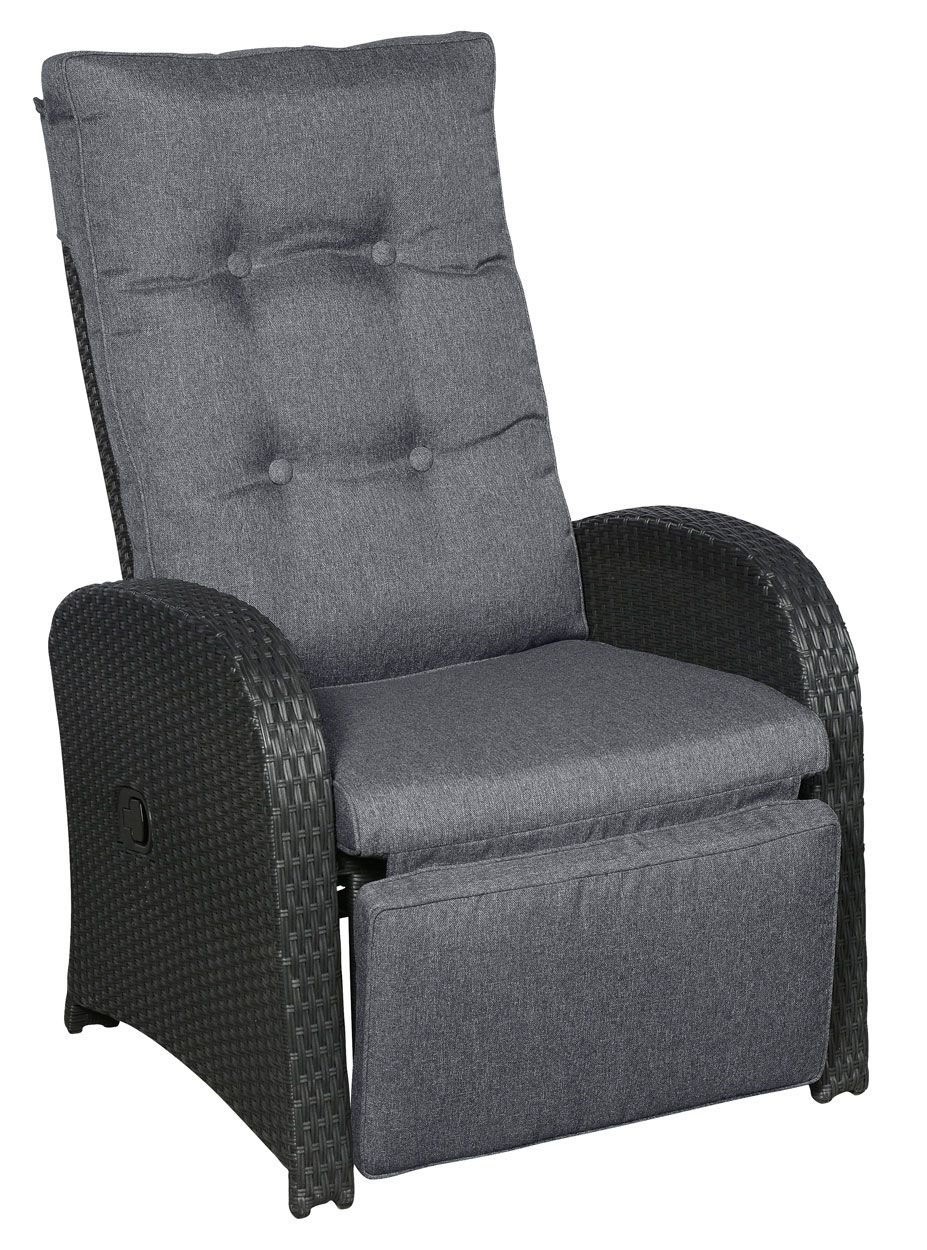 Blues mekanismituoli ulkokäyttöön, musta