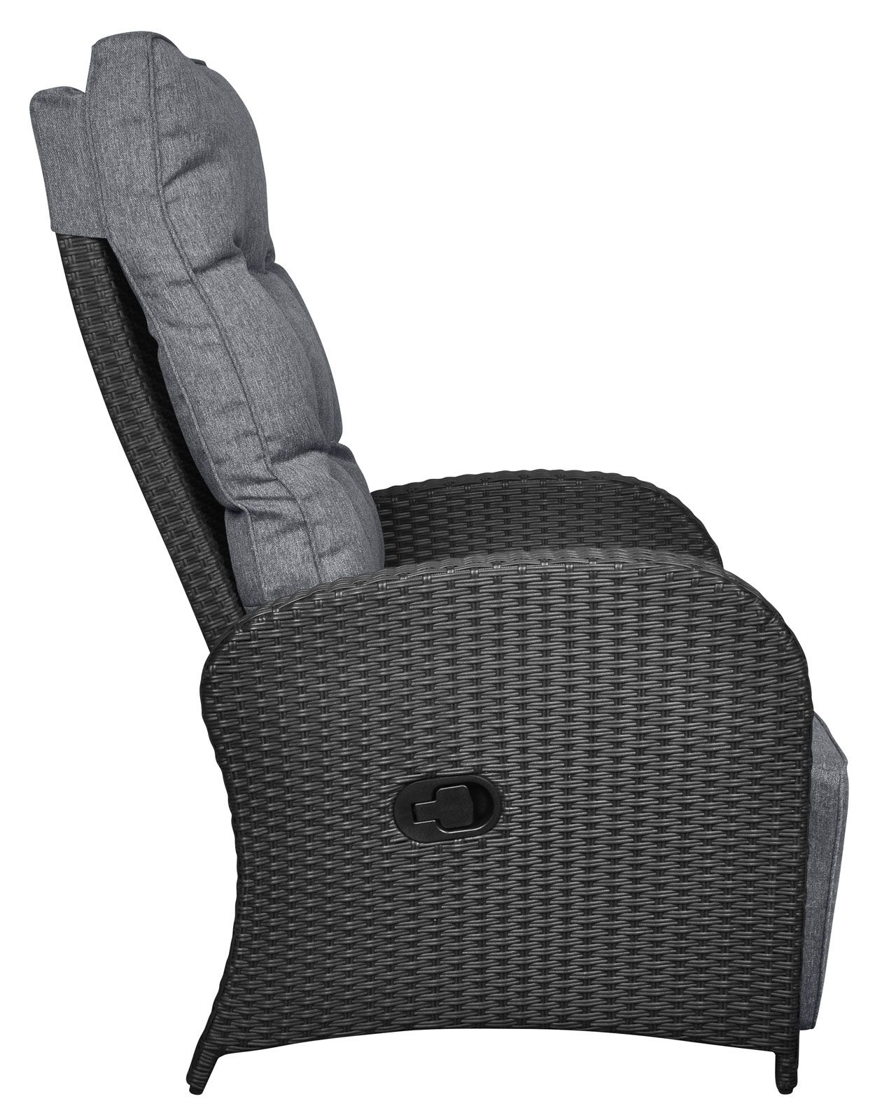 Blues mekanismituoli ulkokäyttöön, musta