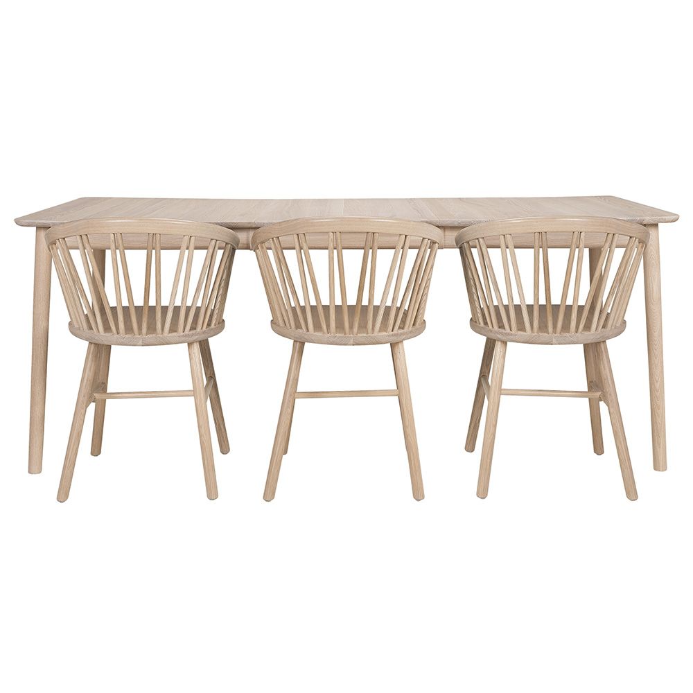 Hans K ZigZag nojatuoli, valkolakattu