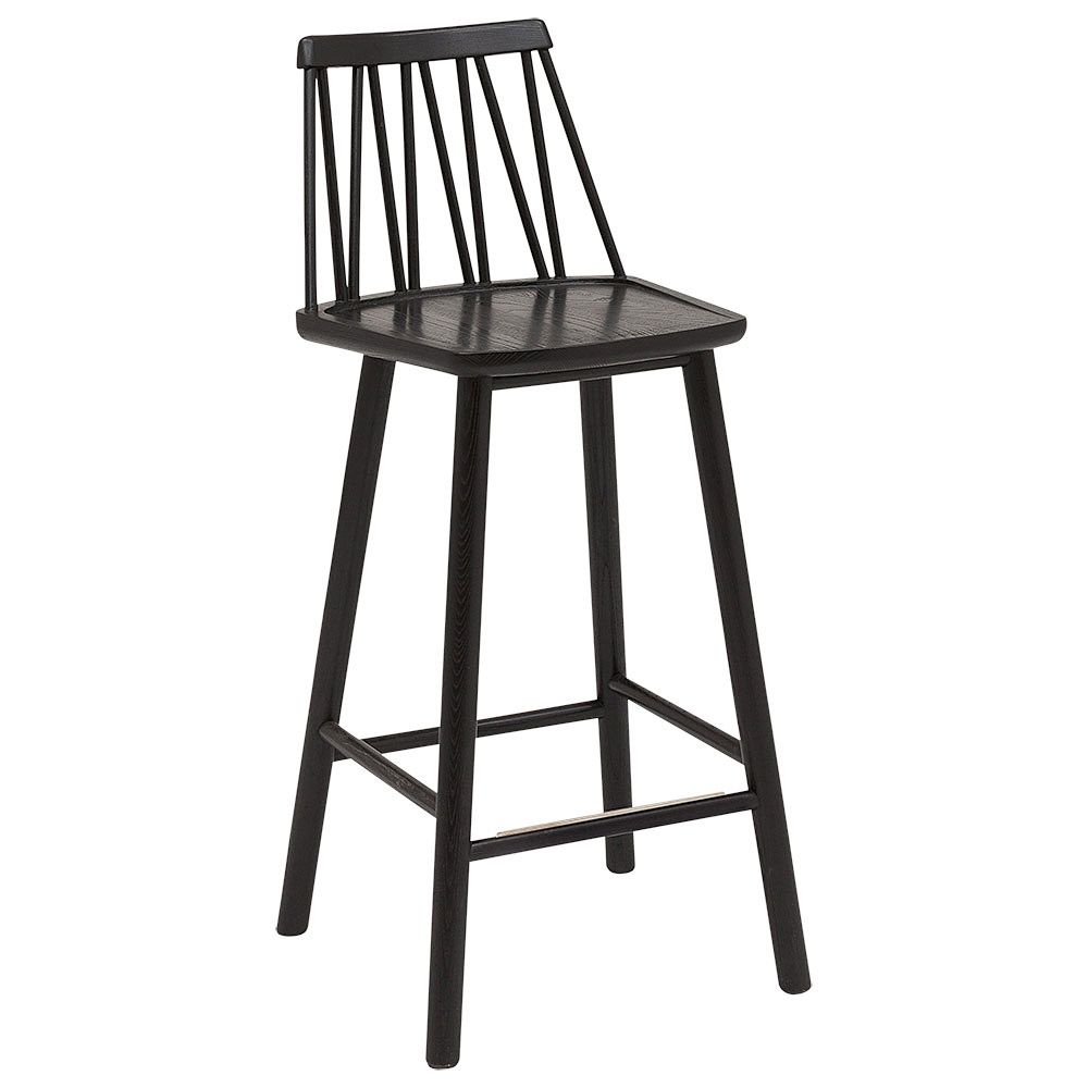 Hans K ZigZag baarituoli 63cm, musta