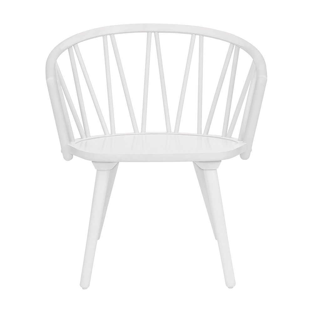 Hans K ZigZag lounge tuoli, valkoinen