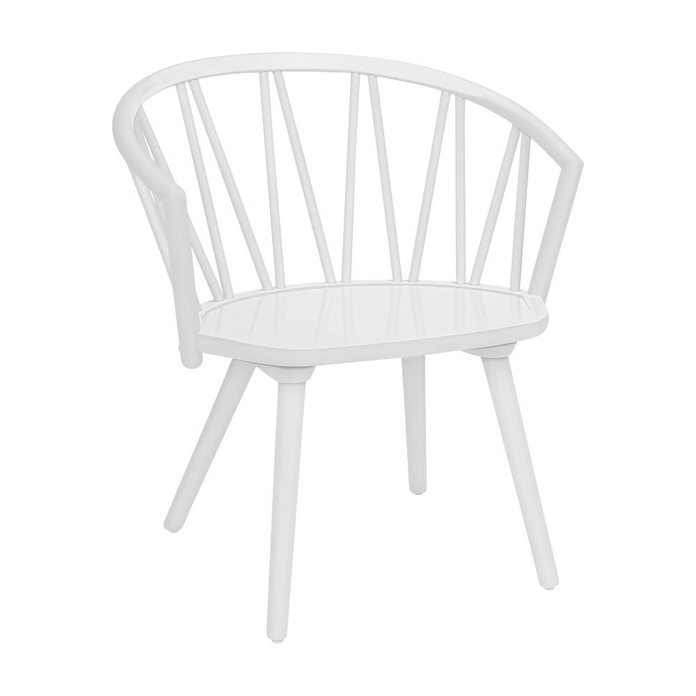 Hans K ZigZag lounge tuoli, valkoinen