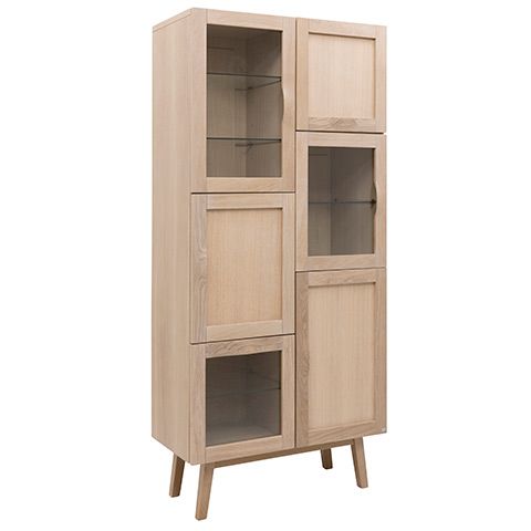 Hans K Rainbow vitriini, valkolakattu