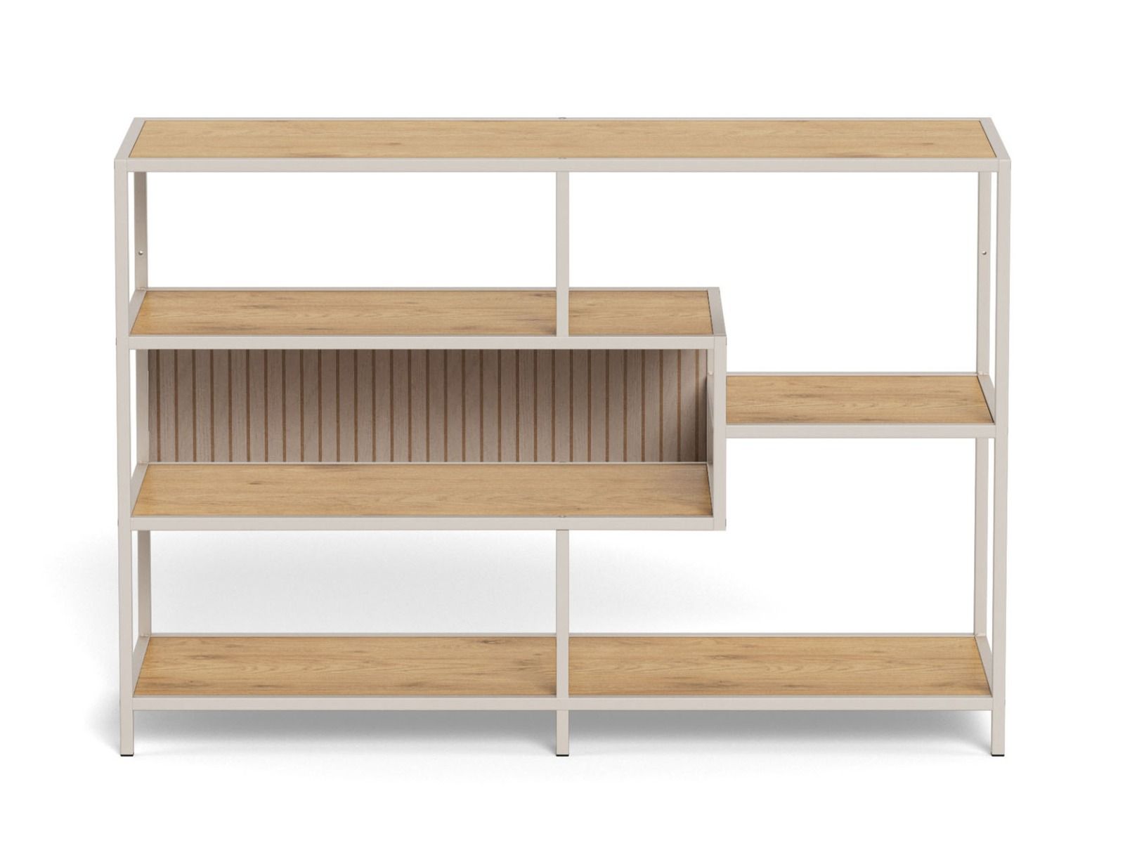 Seaford avohylly 9 tammi-harmaa 114x35x78 cm