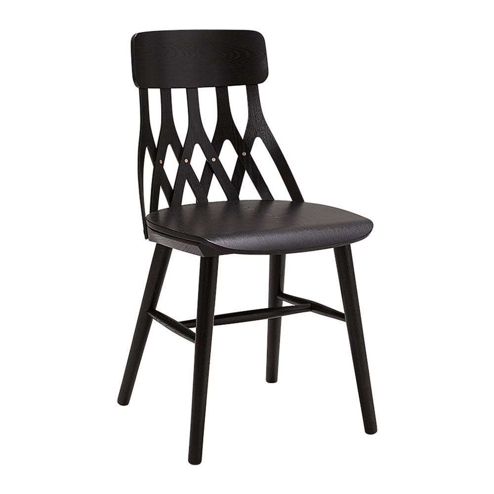 Hans K Y5-ruokatuoli, musta