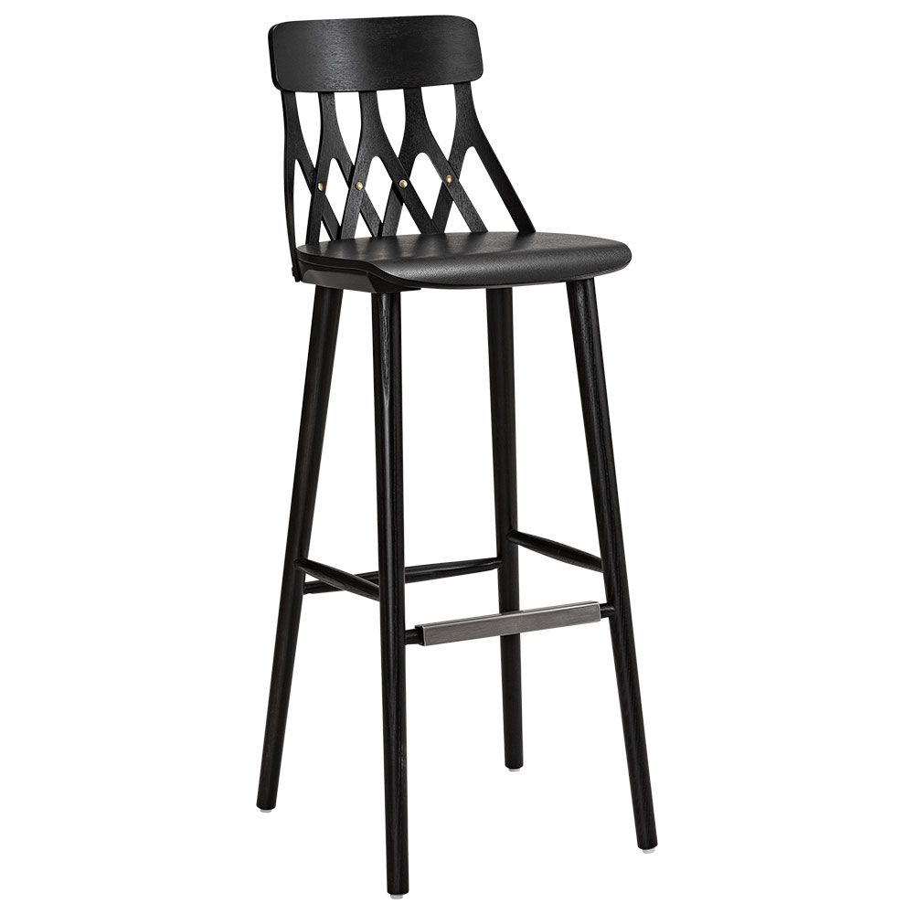 Hans K Y5-baarituoli, 78cm musta