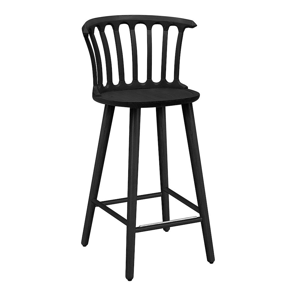 Hans K San Marco baarituoli, musta