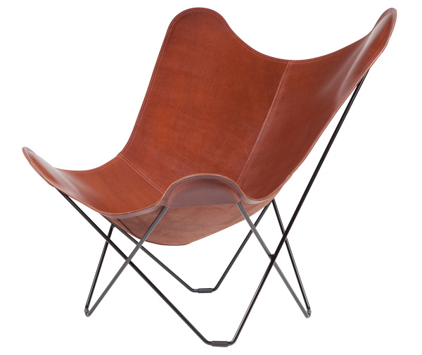 Cuero Lepakkotuoli Pampa Mariposa, Oak