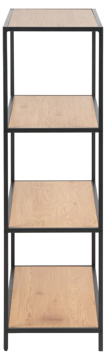 Seaford avohylly 3 suora tammi-musta 77x35x114 cm