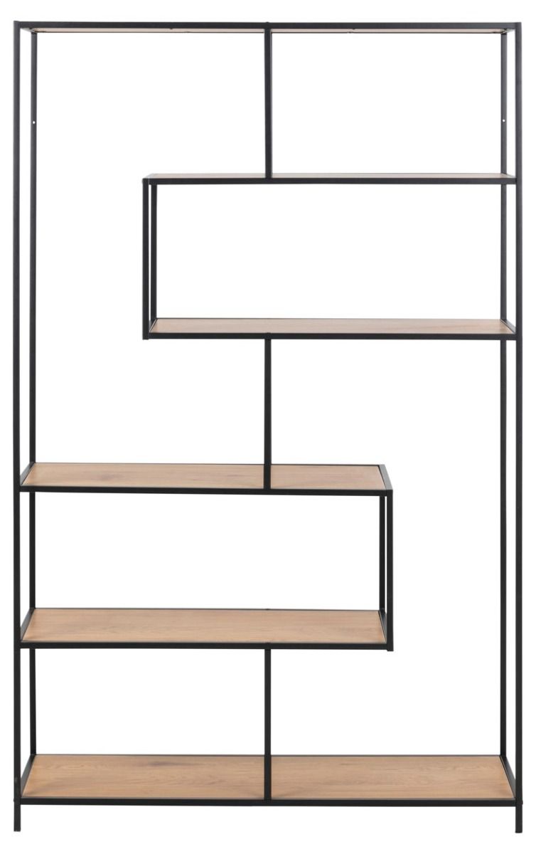 Seaford avohylly 7 tammi-musta 114x35x185 cm