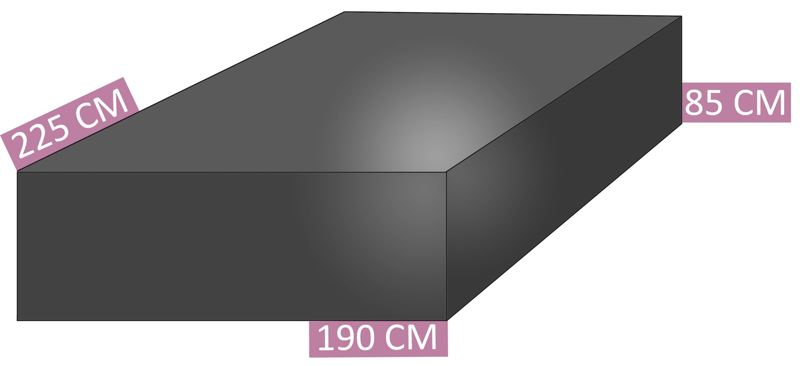 Ulkokalusteiden suojapeite Premium 225x190x85cm