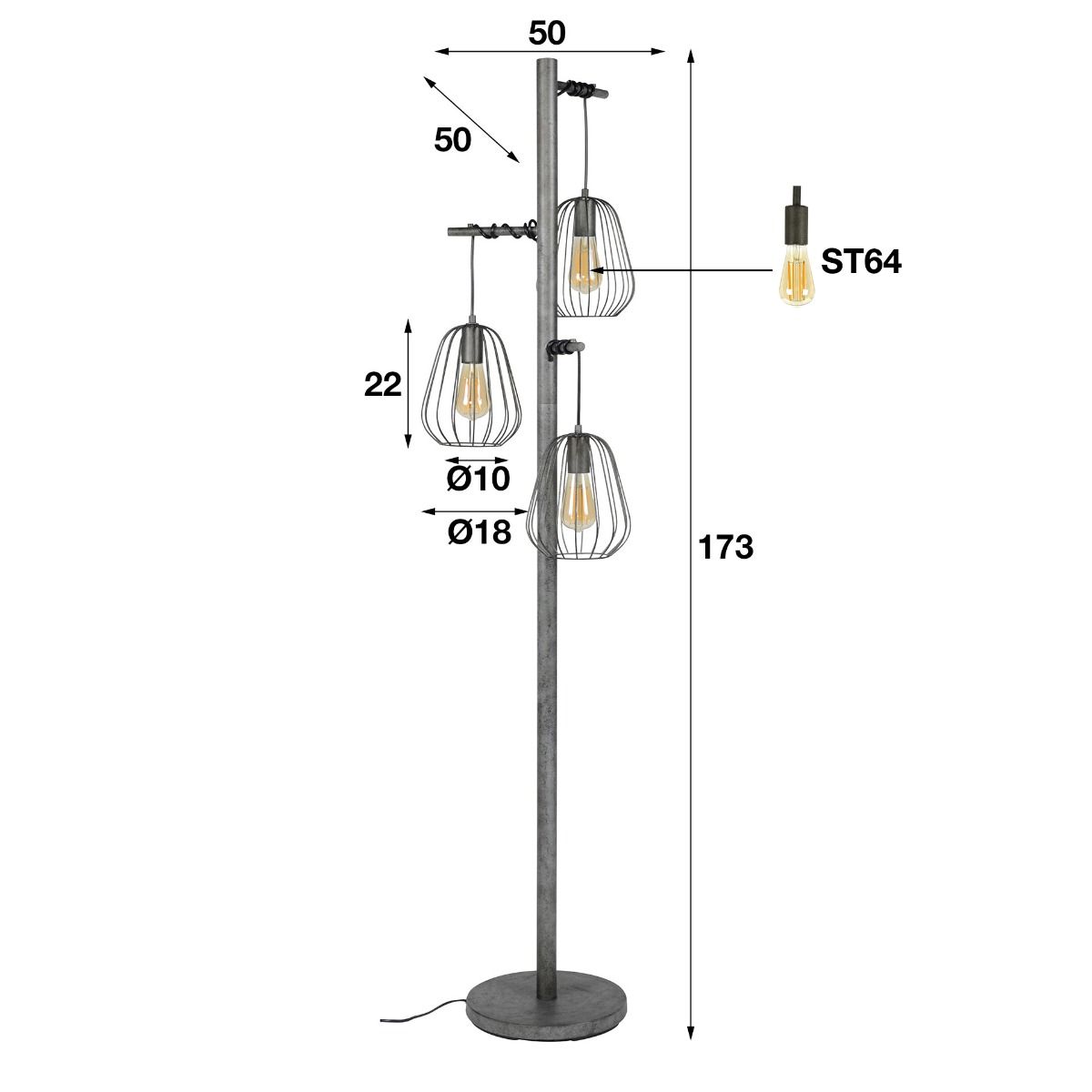 Amsterdam 3-os. lattiavalaisin
