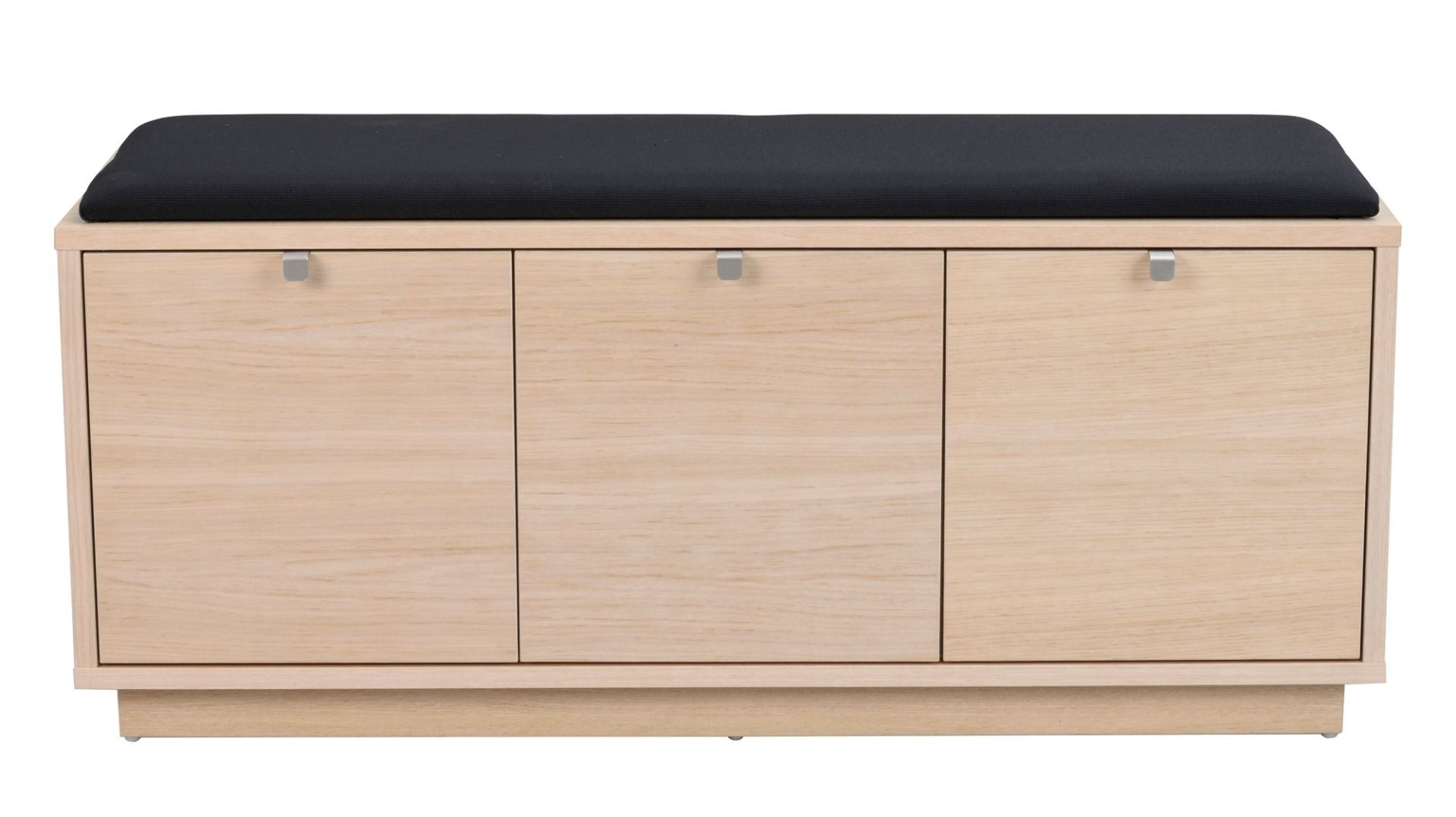 Rowico Confetti istuinpenkki 3, valkopesty/ musta kangas