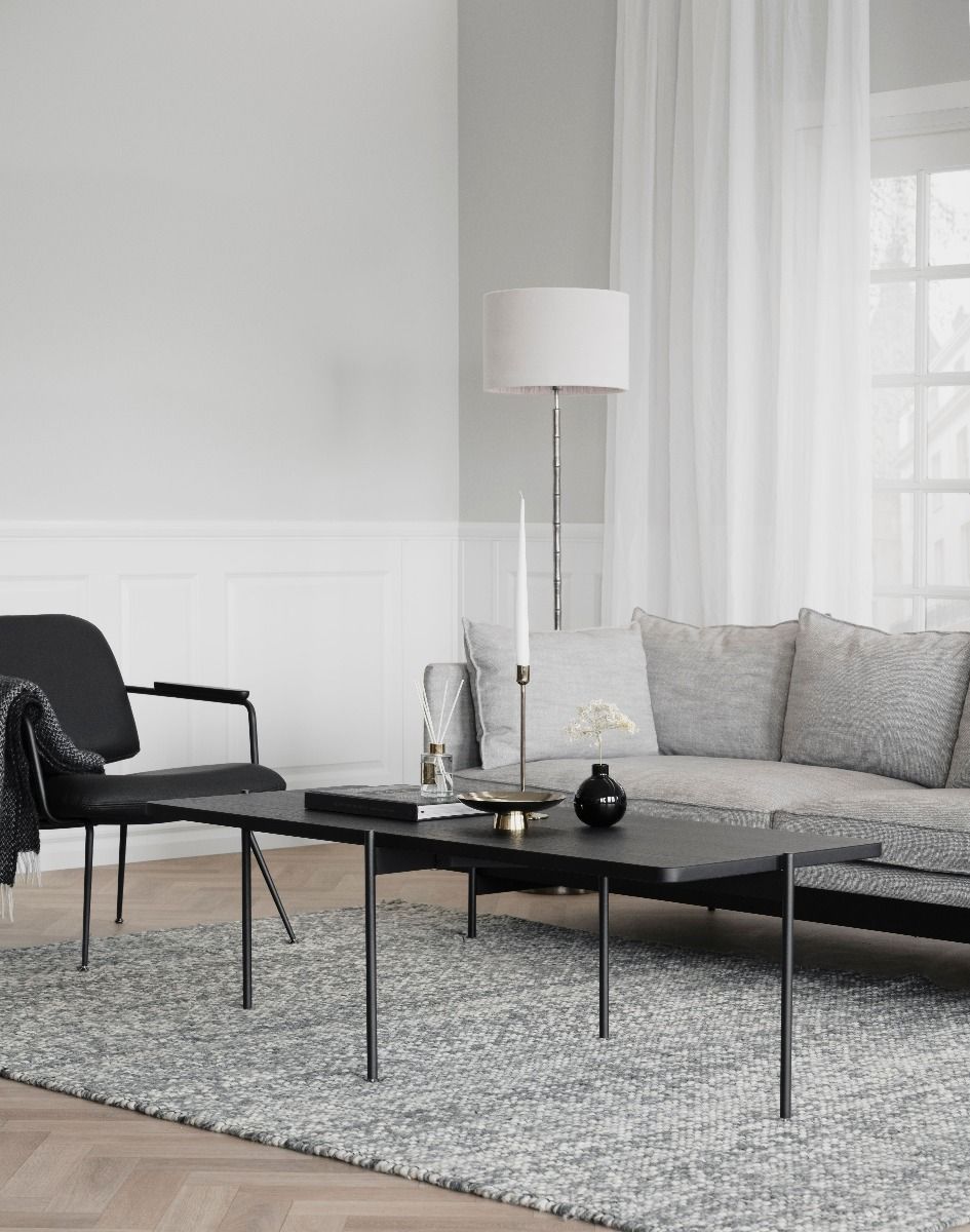 Rowico Shelton sohva 3-ist, harmaa