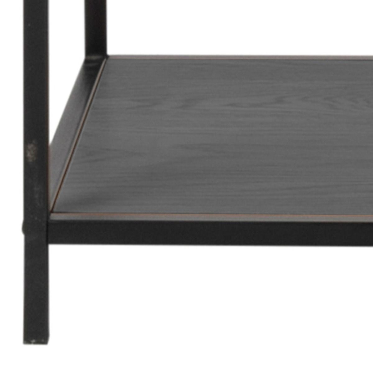 Seaford avohylly 7 musta 114x35x185 cm