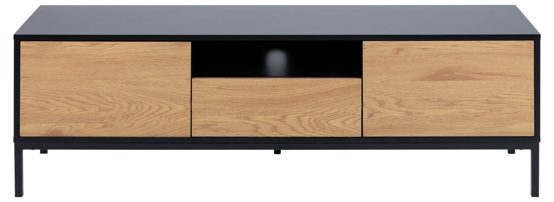 Seaford TV-taso 1 musta 140 cm