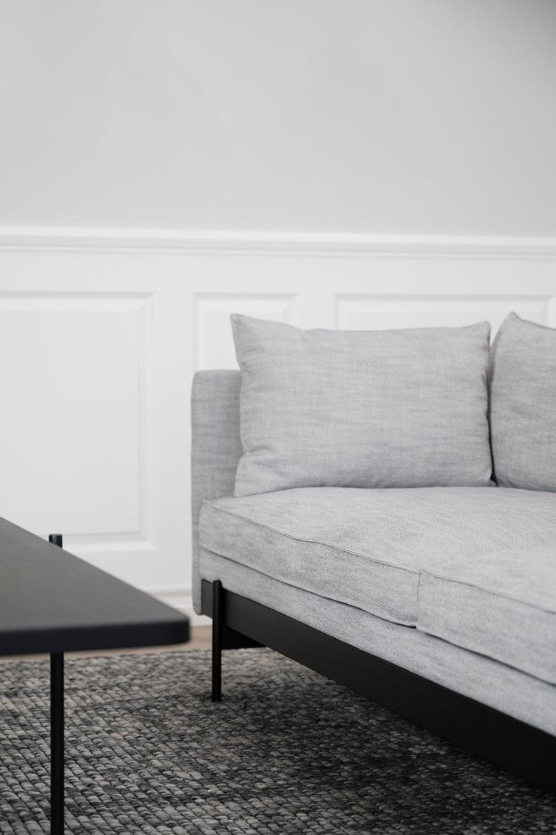 Rowico Shelton sohva 3-ist, harmaa