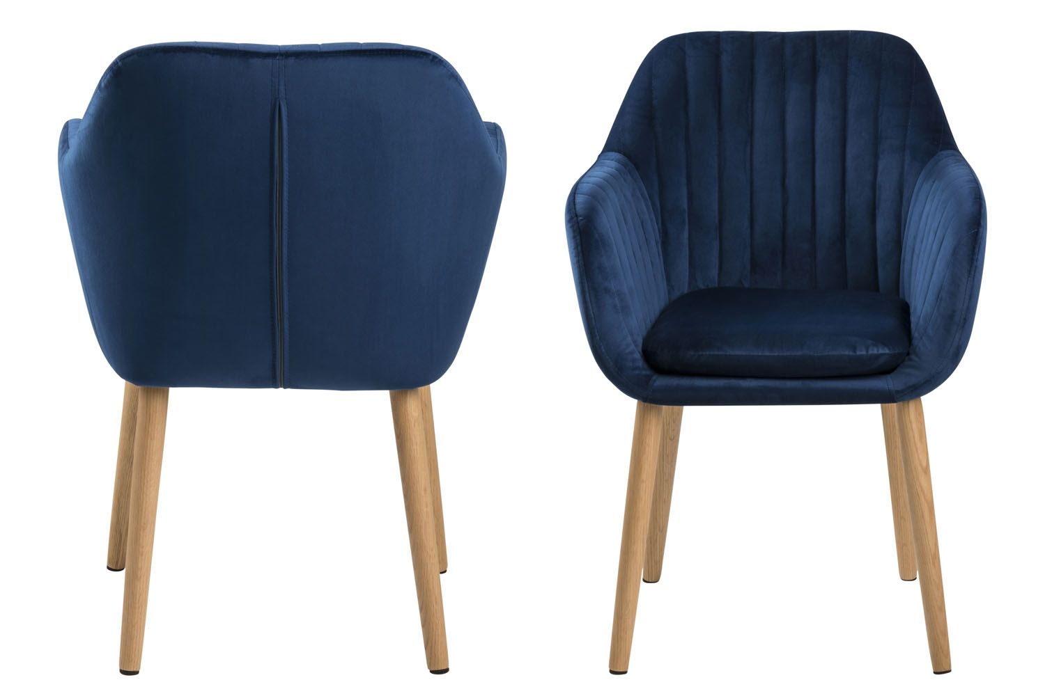 Emilia tuoli, sininen sametti