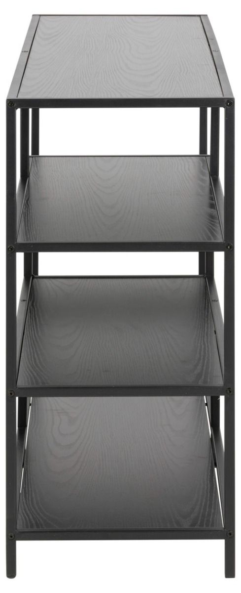 Seaford avohylly 6 musta 114x35x78 cm
