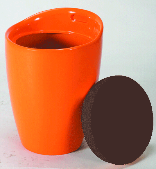 Giselle retro säilytysjakkara, violetti